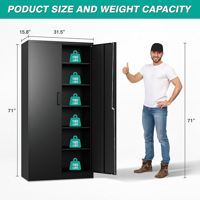 SISESOL Metal Storage Cabinet