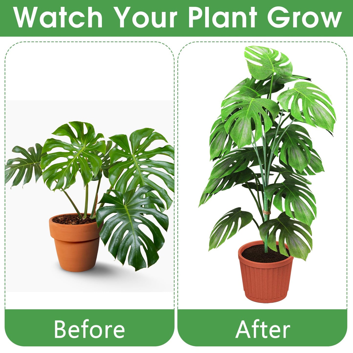 6 Pack 17'' Climbing Plant Support Stakes Moss Pole Monstera Plant Climbers Trellis Plants Stem Supports for Indoor Outdoor Climbing Potted Plants Flower Grow Upwards Green