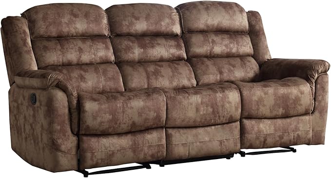EBELLO Reclining Sofa for Living Room, Extra Wide Modern Overstuffed 3 Seat