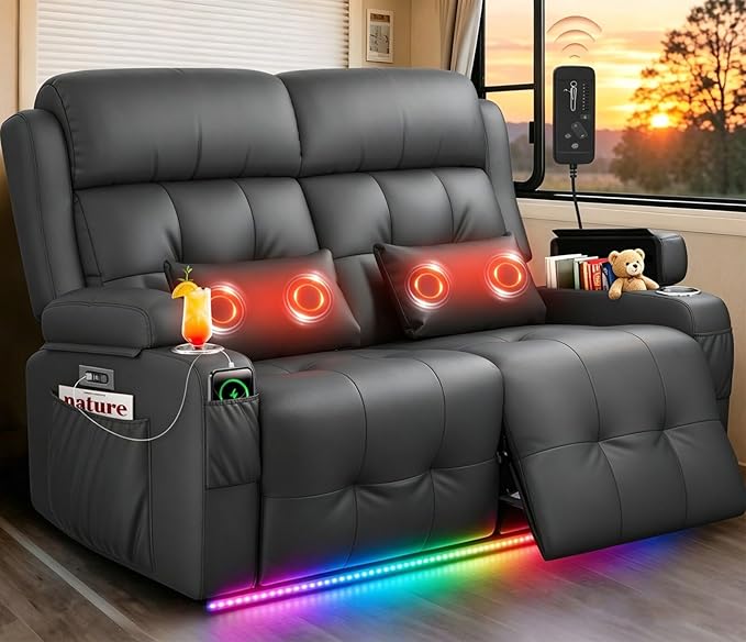 Power Loveseat Recliner Sofa