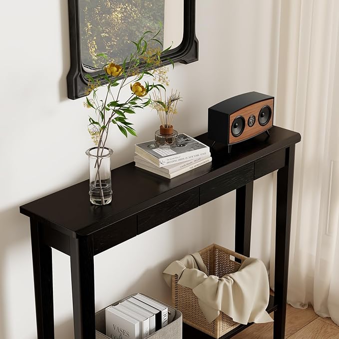 AQIMUELE Wood Console Table
