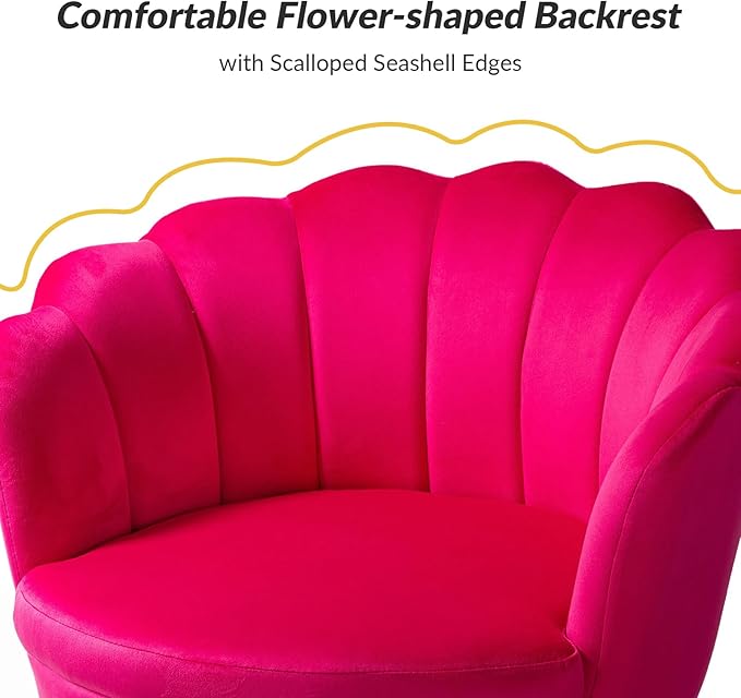 HULALA HOME Modern Velvet Accent Chair