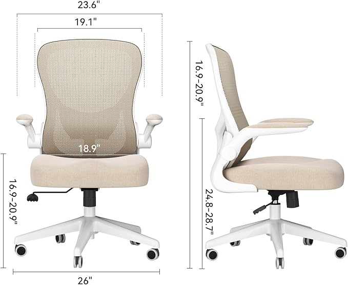 Hbada Office Chair Ergonomic Desk Chair, Office Desk Chairs
