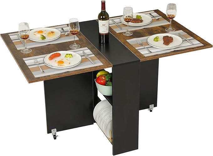 Tiptiper Folding Dining Table