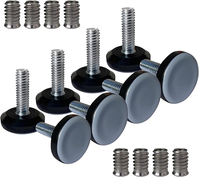 5/16" Thread Furniture/Table/Chair/Bar Stool Feet Levelers Screw On