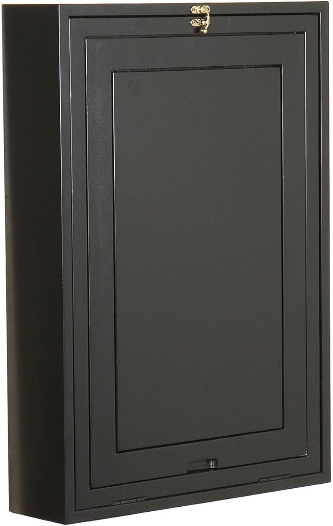 SEI Furniture - Minford Fold-out Convertible Desk - Black - Transitional Design