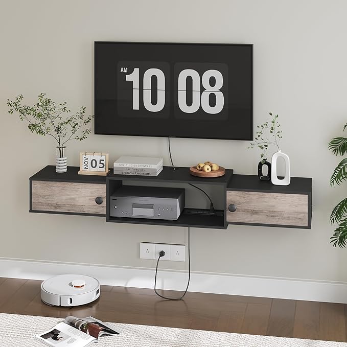 HOOBRO 55" Floating TV Stand
