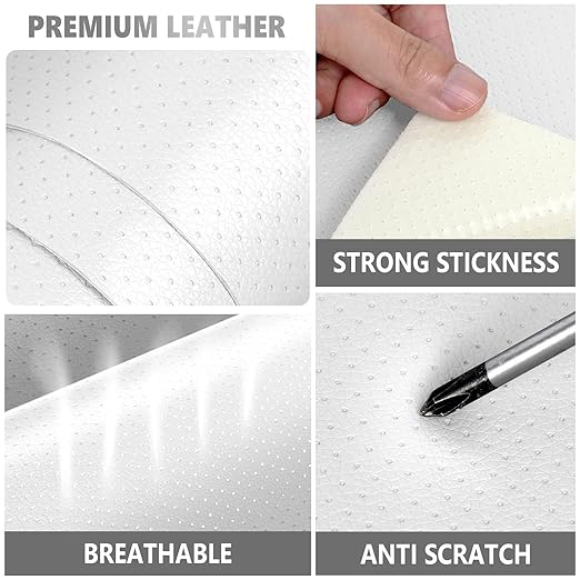 Leather Repair Patch, Breathable Perforated Self Adhesive Repair Patch
