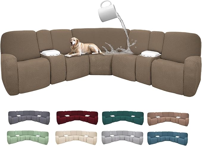 100% Waterproof Sectional Recliner Couch Covers