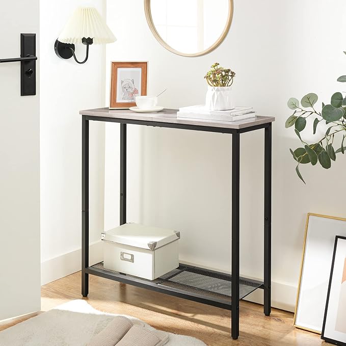 HOOBRO 29.5" Narrow Console Table, Small Entryway Table