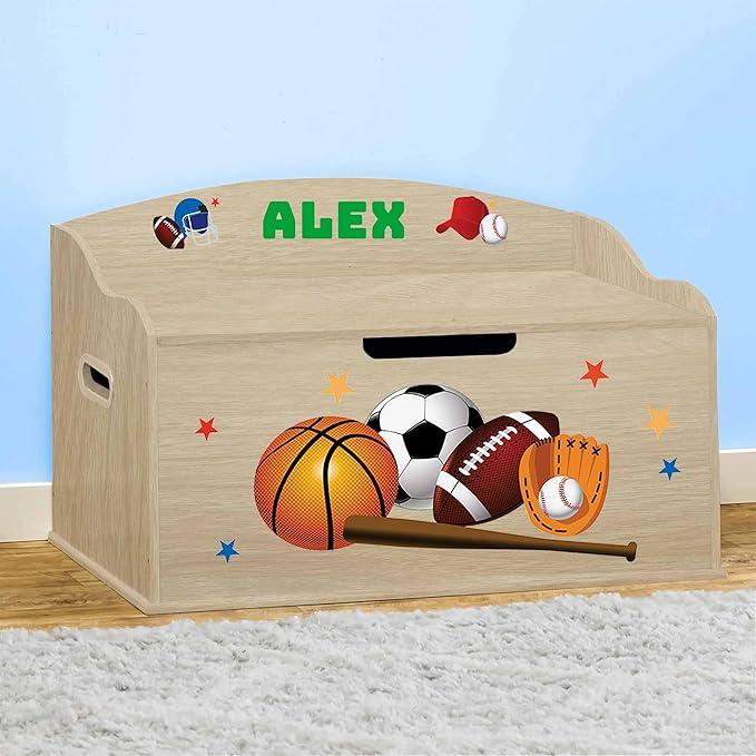 DIBSIES Personalized Creative Wonders Toy Box, 30 x 19.25 x 18 inches,