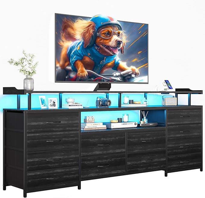 BTHFST 12 Drawers TV Stand Dresser