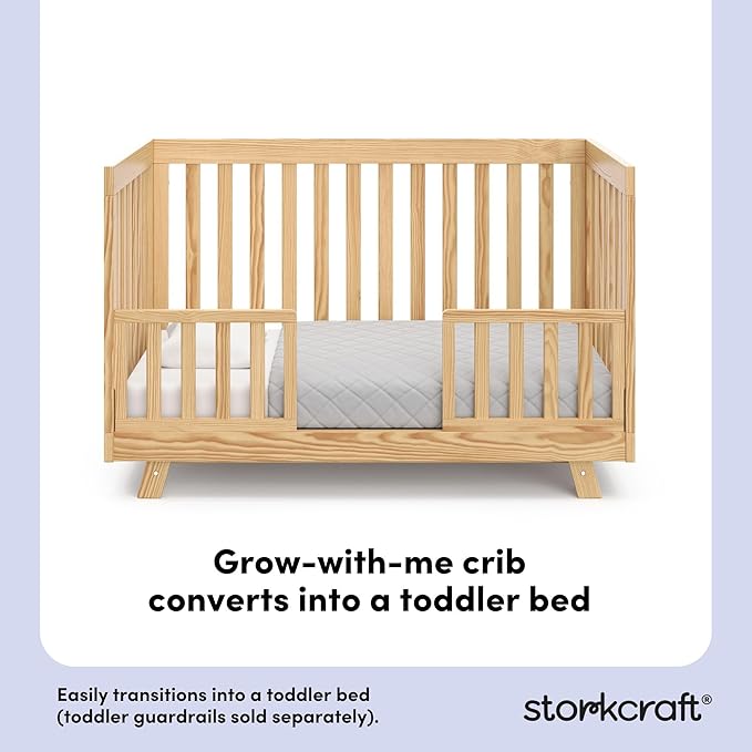 Storkcraft Beckett 3-in-1 Convertible Crib – GREENGUARD Gold Certified