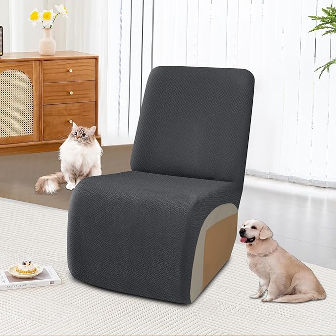 ALIECOM 100% Waterproof Recliner Sectional Couch Covers L Shape Stretch Corner