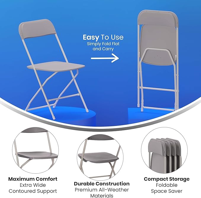 Flash Furniture Hercules Big and Tall Commercial Folding Chair