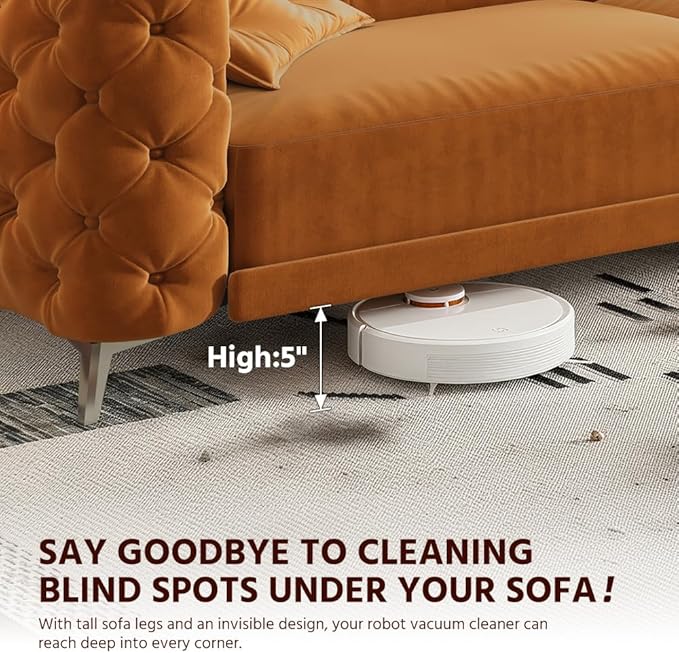 97.7" Convertible Queen Sleeper Sofa