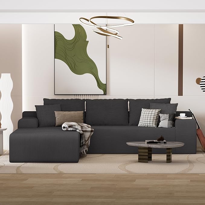 105" Convertible Sectional Couch