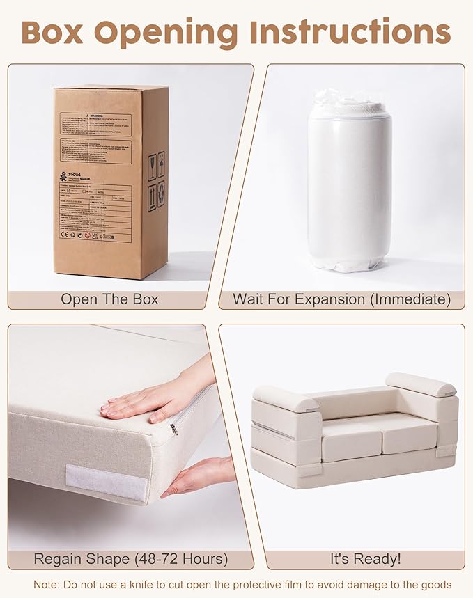 ROBUD Kids Couch, DIY-Style & Washable Toddler Sofa