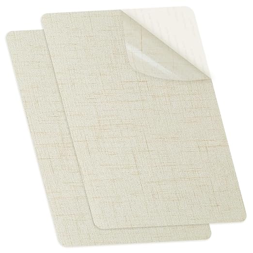 Self-Adhesive Fabric Repair Patches, Large Size 8X11 inch Linen Furniture