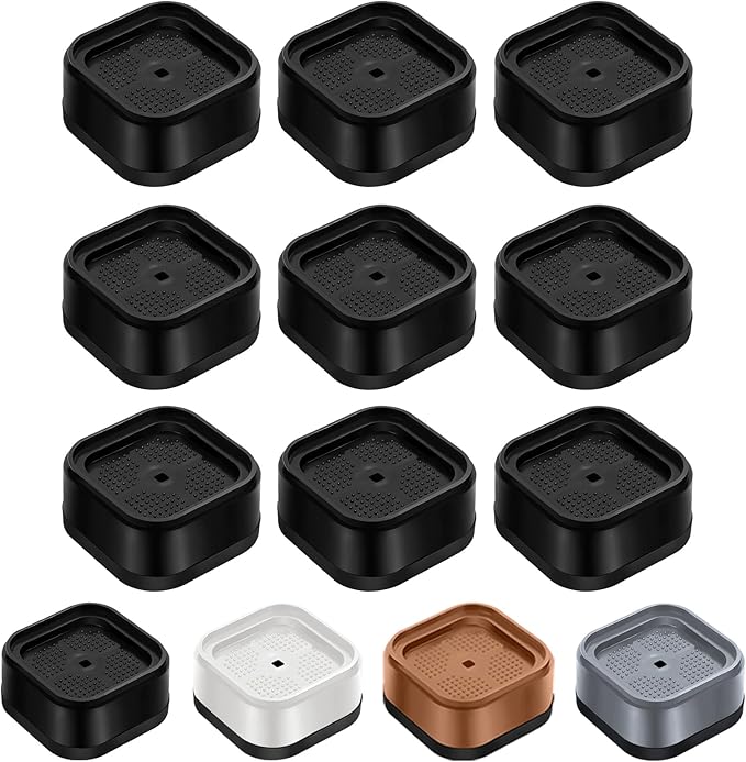 shouwuhho 9 Pack Furniture Risers Adjustable Bed Risers Heavy Duty Lifts Height