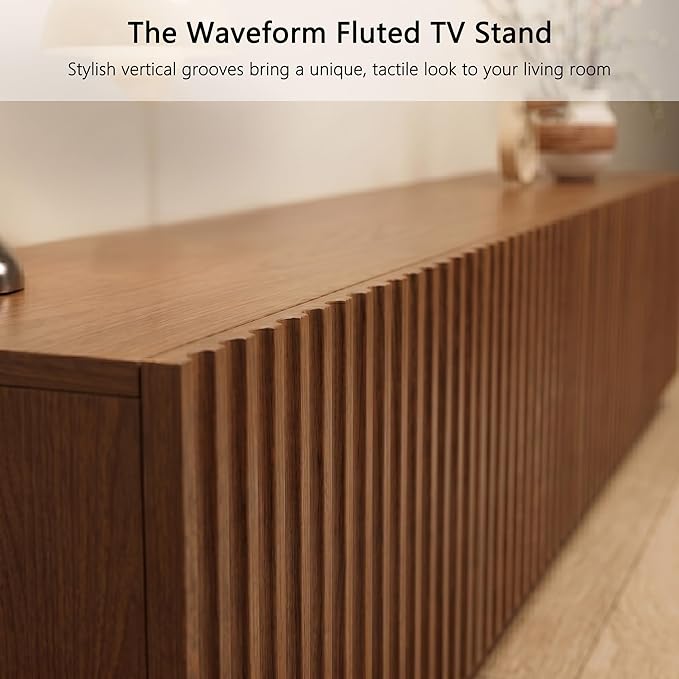 86.61" Mid-Century Modern TV Stand