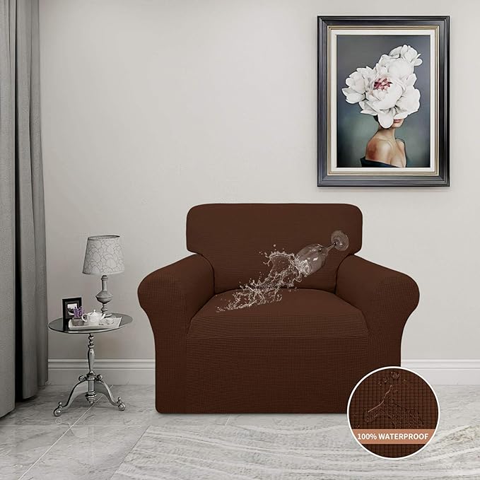 Easy-Going 100% Waterproof Chair Couch Cover, Dual Waterproof Sofa Cover