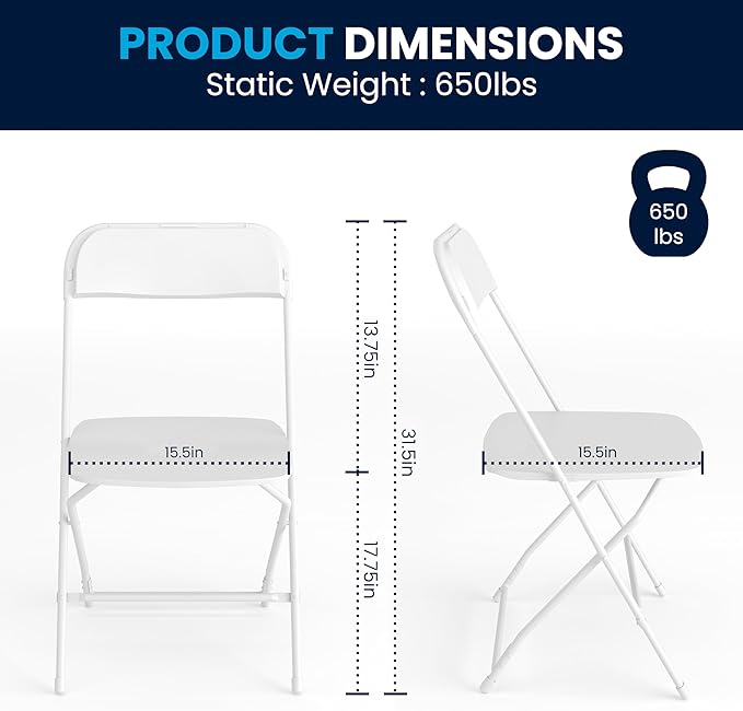 Flash Furniture Hercules Series Plastic Folding Chair