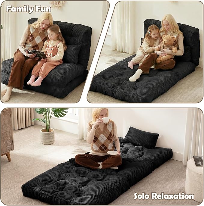 Folding Sofa Bed, Convertible Sleeper Chair