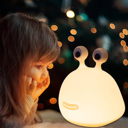 HPYDIY Cute Slug Night Light,Silicone Lamp USB Rechargeable Table Funny Animal Lamp Portable LED Lamps for Breastfeeding Dorm Room Decor for Christmas Gift Baby Kids Girls Teens