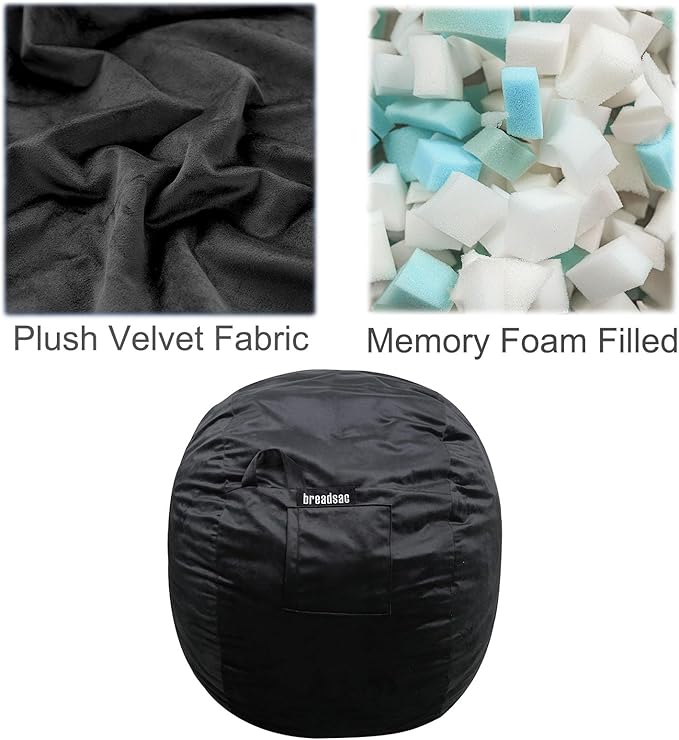 Bean Bag Chairs, Memory Foam Stuffing Bean Bag Chair