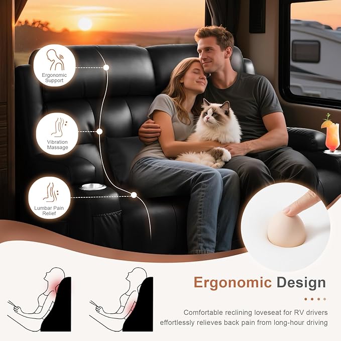 Power Loveseat Recliner Sofa