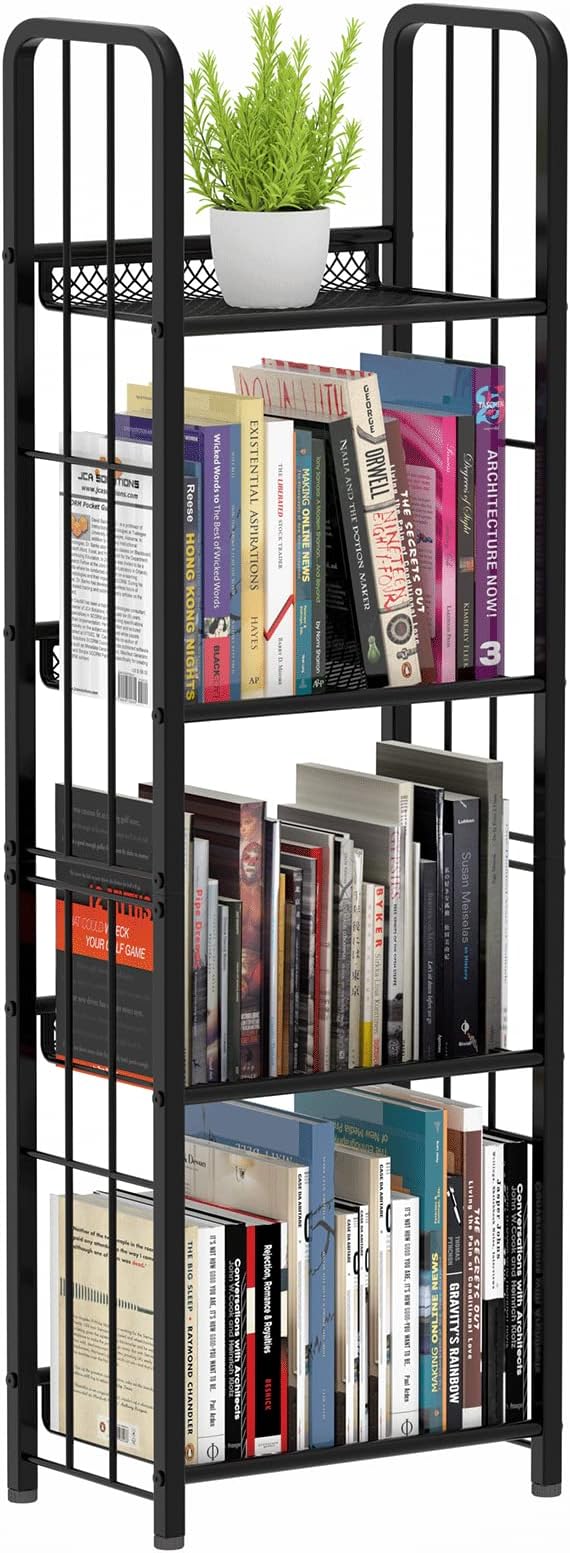 Bookshelf Vertical Storage Freestanding Storage Stand