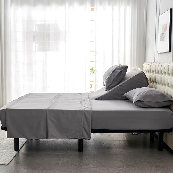 Kingnex Half Split Top King Sheets Set