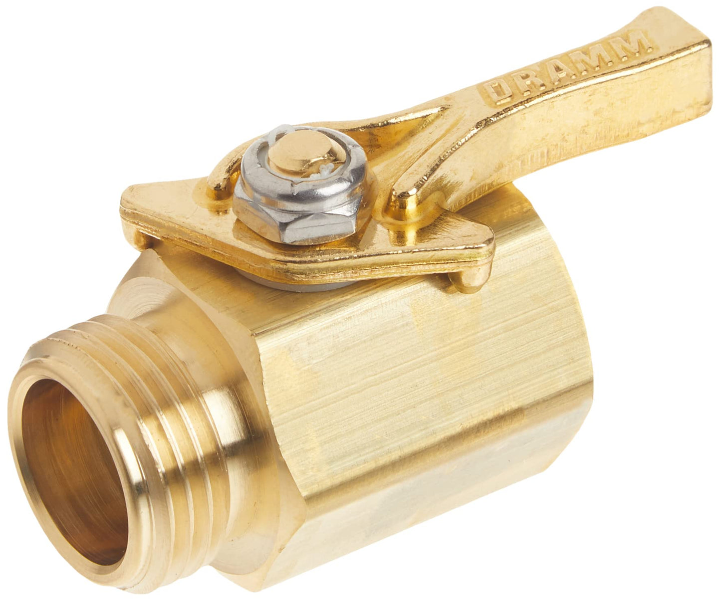 Dramm 12353 Heavy-Duty Brass Shut-Off Valve