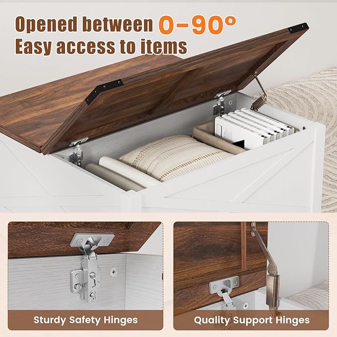 ALLSTAND 31.5" Lift Top Coffee Table