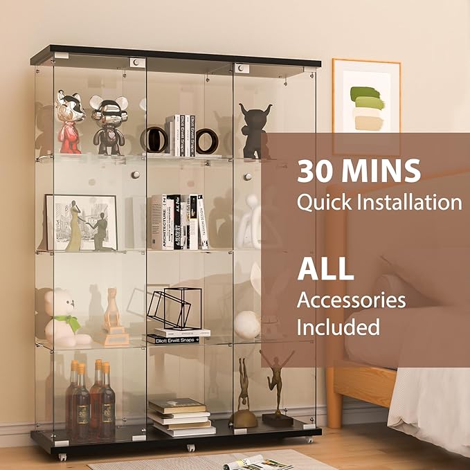 FANYUSHOW Glass Display Cabinet