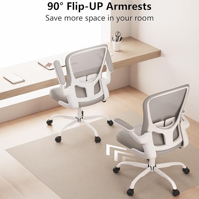 Ergonomic Office Chair, Comfort Swivel Home Office Task Chair, Breathable Mesh