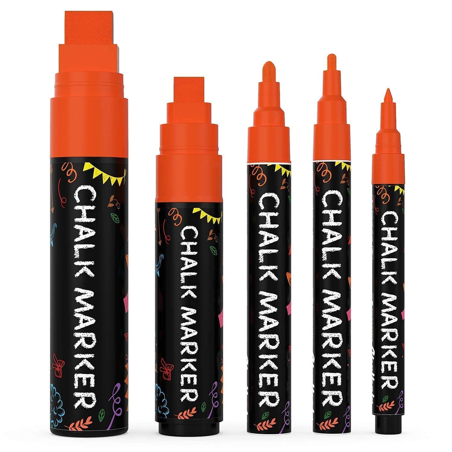 Chalkola Fun Art Bundle - 5 Orange Variety + 5 Green Variety