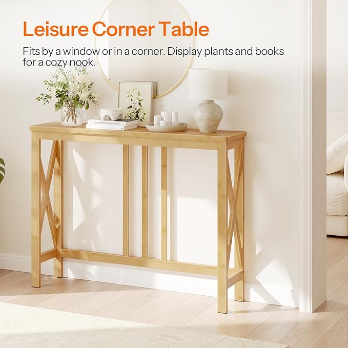 HOOBRO Narrow Console Table, Sofa Table