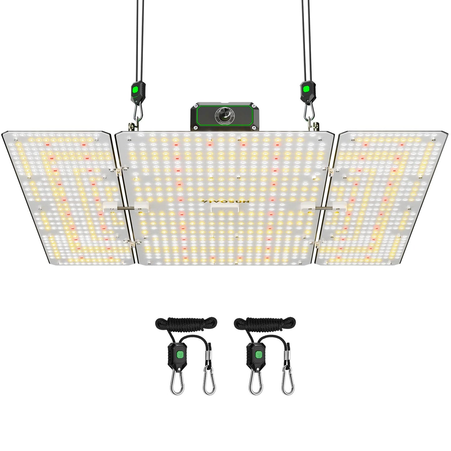 VIVOSUN LumaLight 400W LED Grow Light, Full Spectrum Plant Light, Smart Dimmable & High PPFD for Indoor Plants Seedling Vegetables Bloom, Fits 4×4/5×5 Grow Tents