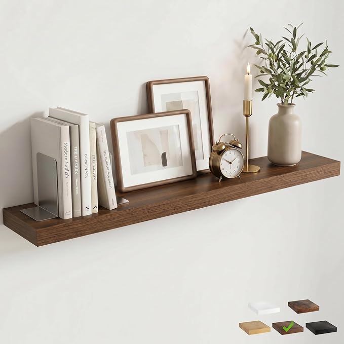 FLYJOE Floating Shelves for Wall, 48 Inch Floating Shelves Set of 1, Kitchen