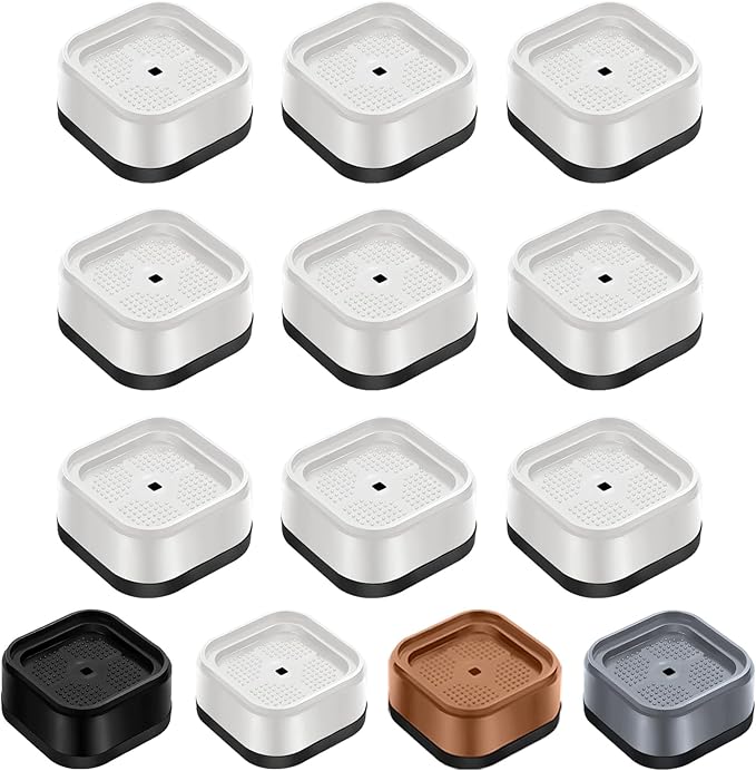 shouwuhho 9 Pack Furniture Risers Adjustable Bed Risers Heavy Duty Lifts Height