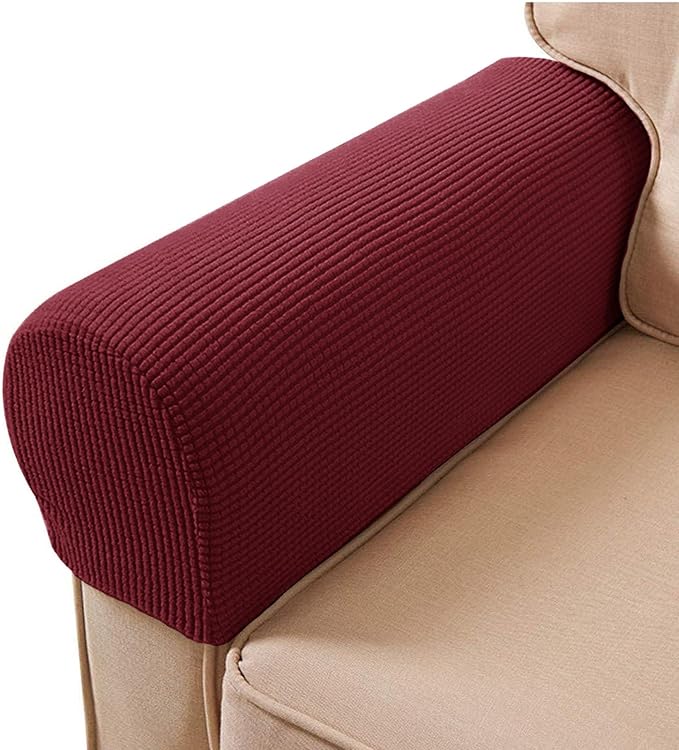 Sofa Arm Chair Covers, Couch Armrest Armchair Covers, Stretch Anti-Slip