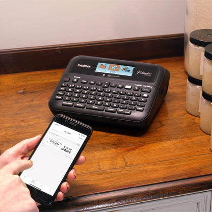 Brother P-Touch PT- D610BT Business Professional Connected Label Maker | Connect and Create via Bluetooth® on TZe Label Tapes up to ~1 inch (Renewed Premium)