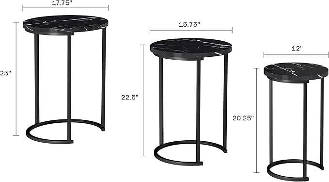Lavish Home Nesting Tables