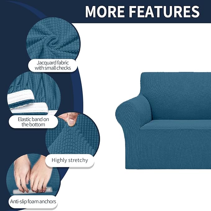 Cupuamon 2026 New Stretch Loveseat Sofa Slipcovers Couch Cover