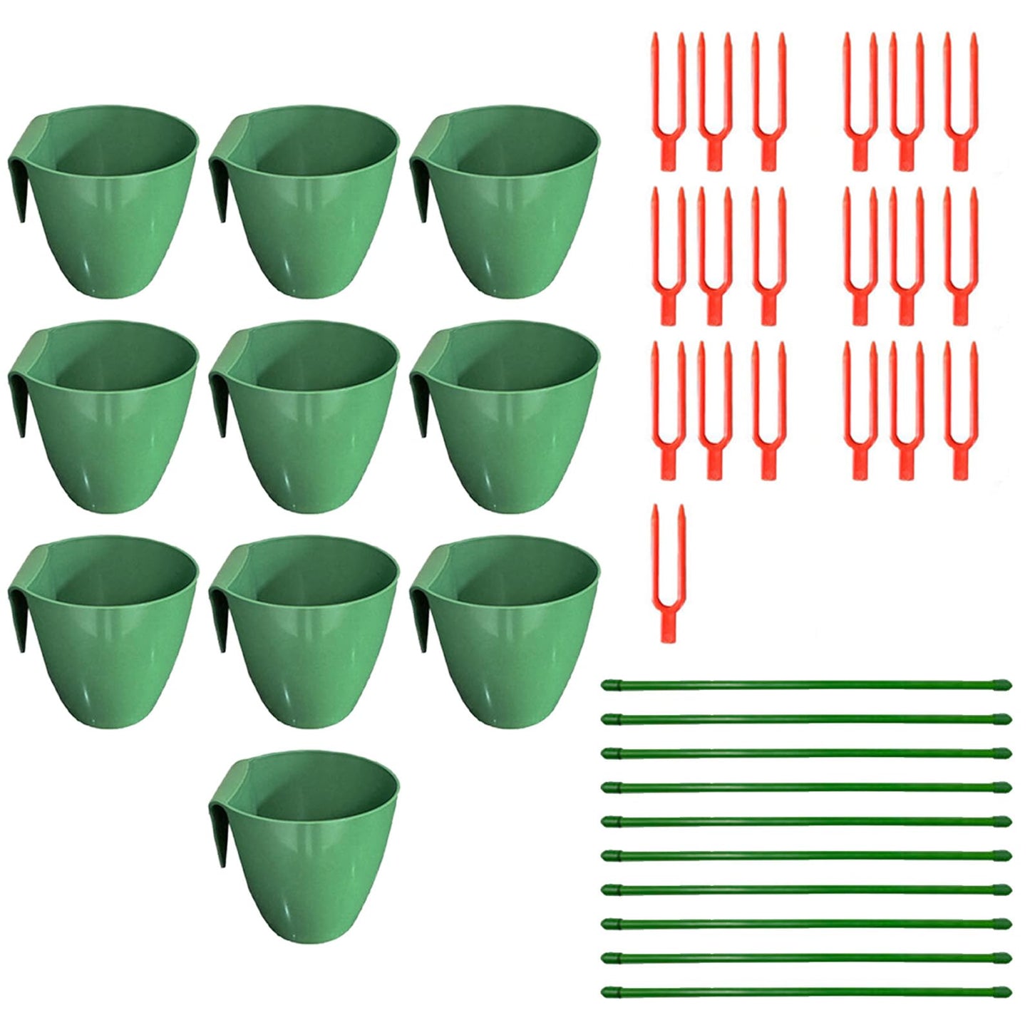 ordinarYone Breathable Strawberry Propagation Cups with Runner Forks for Root Rot and Promoting Growth in High Hu