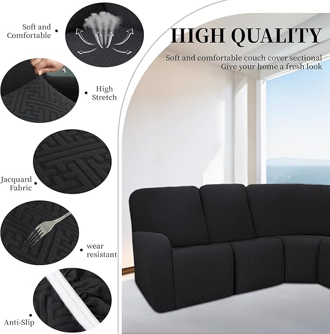 100% Waterproof Sectional Recliner Couch Covers