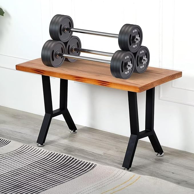 Metal Table Legs 16 Inch Heavy Duty Bench Legs DIY Metal Coffee Table Legs