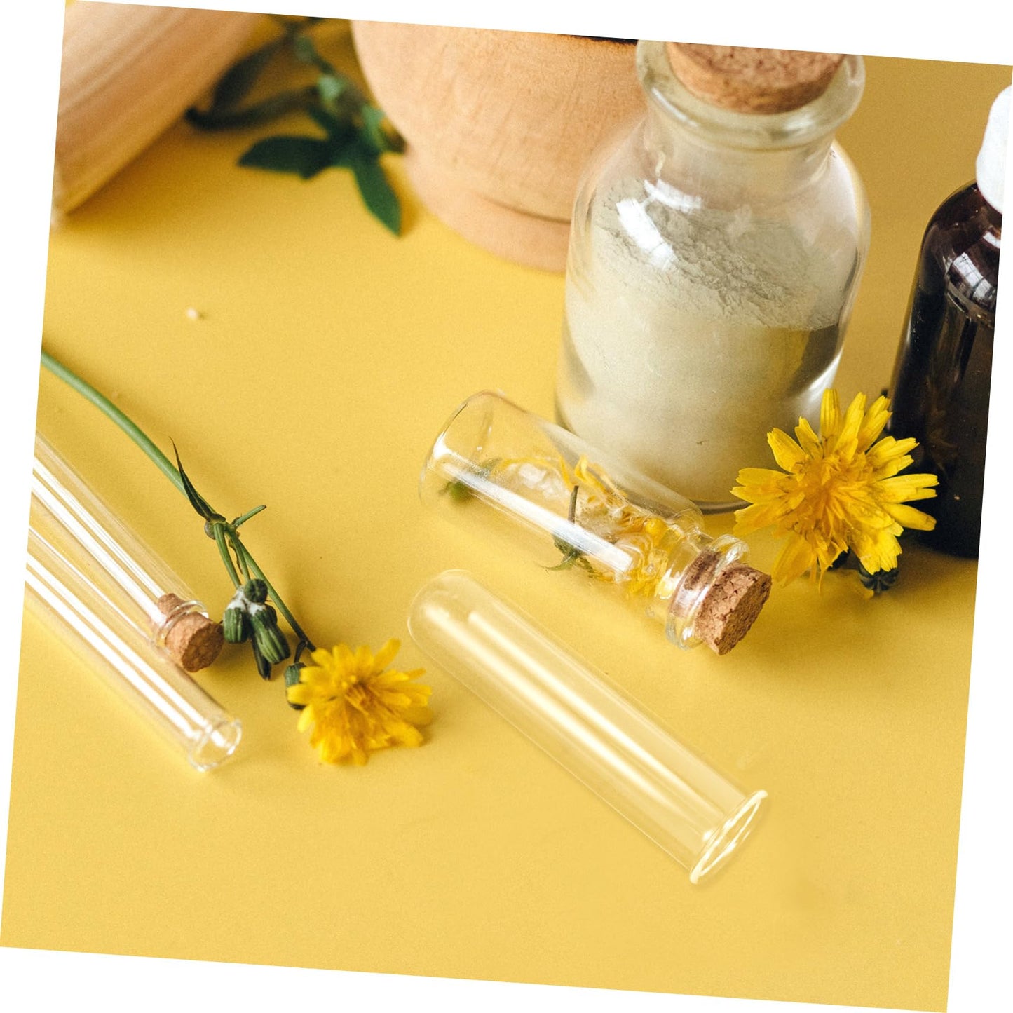 Abaodam 5pcs Clear Glass Test Tube Propagation Vases Multi-use Hydroponic Plant Holders for Home and Office Decor Elegant Terrarium Flower Display Sturdy Design